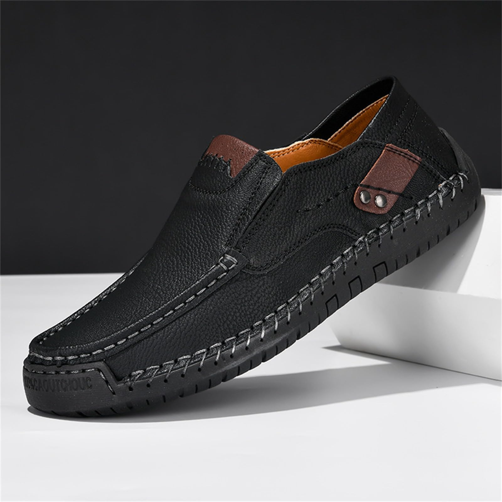 Mocassini piatti da uomo minimalista scarpe da negozio, comode e traspiranti, per il tempo libero, leggere, scarpe da passeggio, scarpe da trekking eleganti, scarpe urbane