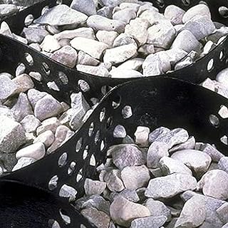 Gravel Ground Grid for Subgrade Work/Slope, Geo Grid Permeable Stabilization System for Driveway Garden Parking Lot Yard Landscaping, High-Strength HDPE Geogrid Retaining Wall