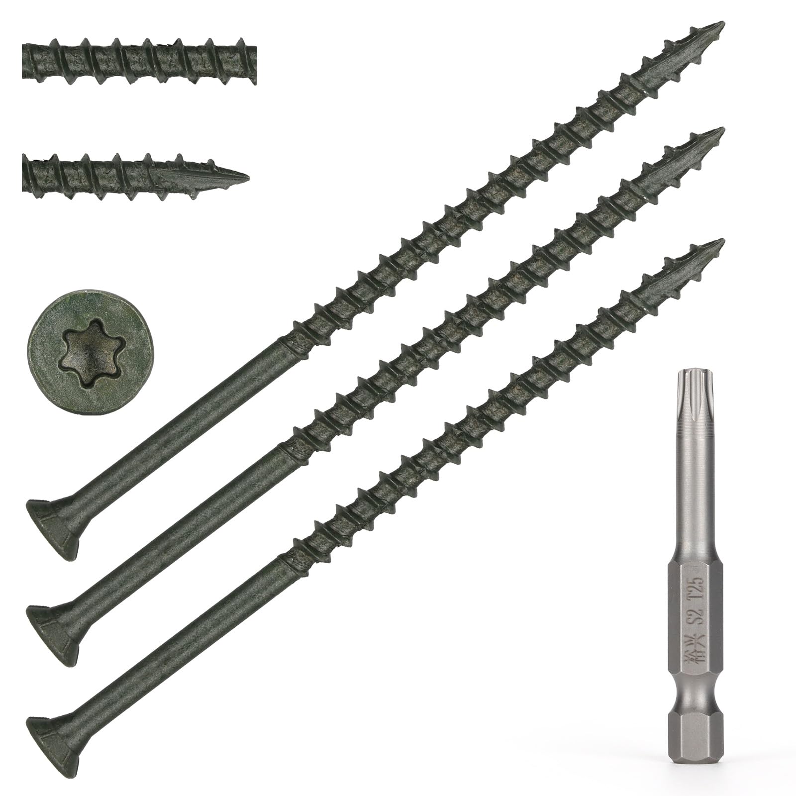 Bobibbi Deck Screws #10 x 3" - 5lb Pack -9