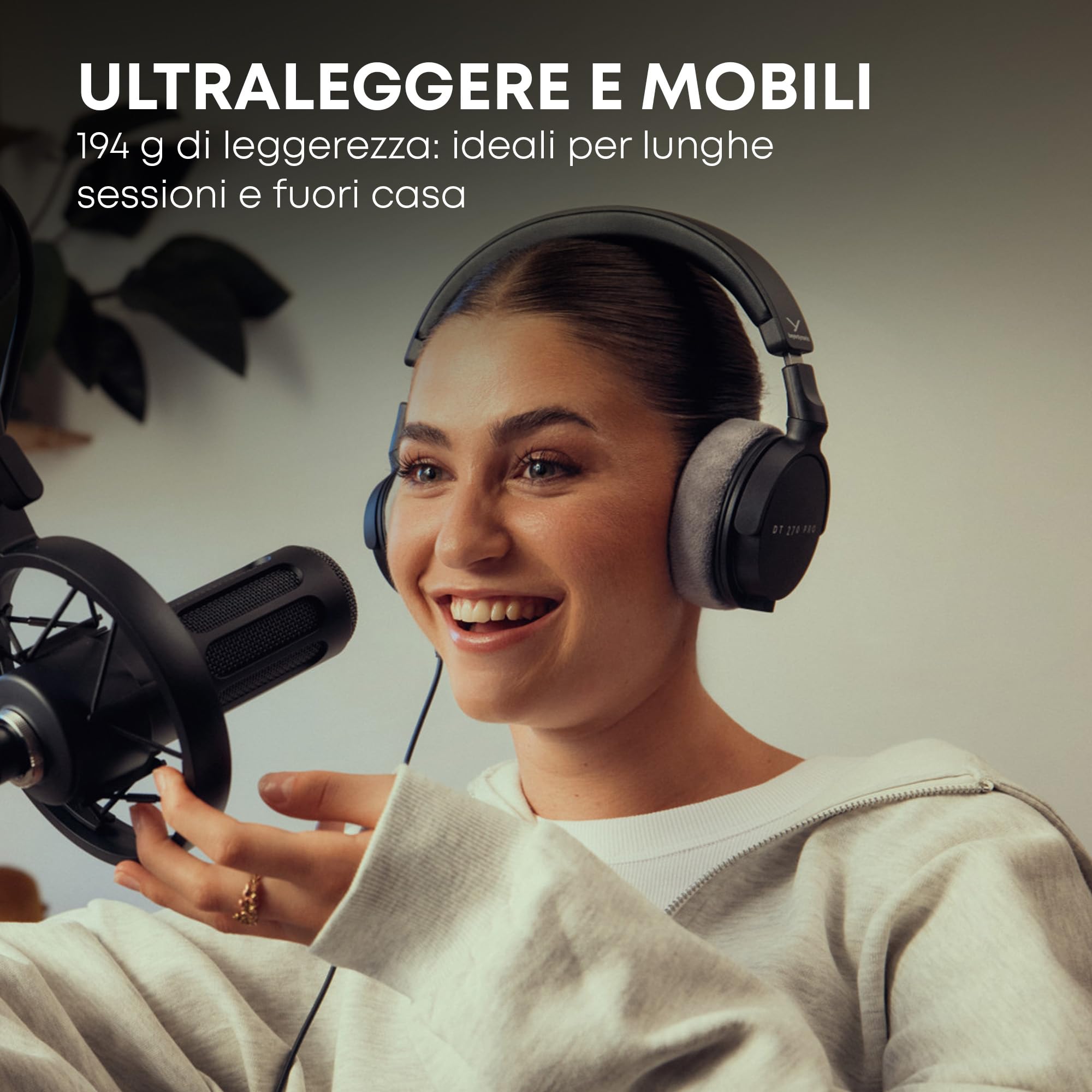 beyerdynamic DT 270 PRO Cuffie da studio compatte e circumaurali per registrazione e monitoraggio