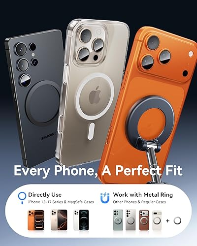 Miniatura 6 de Soporte de teléfono para automóvil Magsafe [108+LBS de succión más fuerte y 3000gf magnético] Soporte magnético de vacío para tu automóvil Soporte