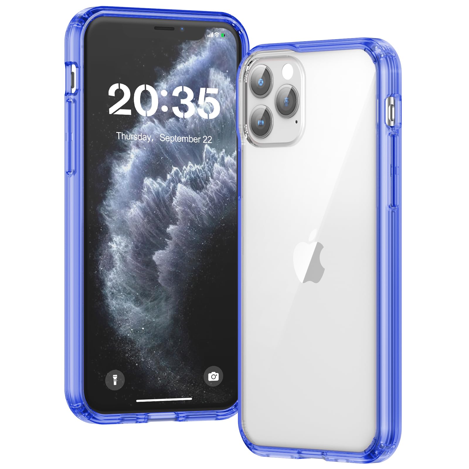 Voyahülle Transparent Kratzfeste Stoßfest Schutzhülle für iPhone