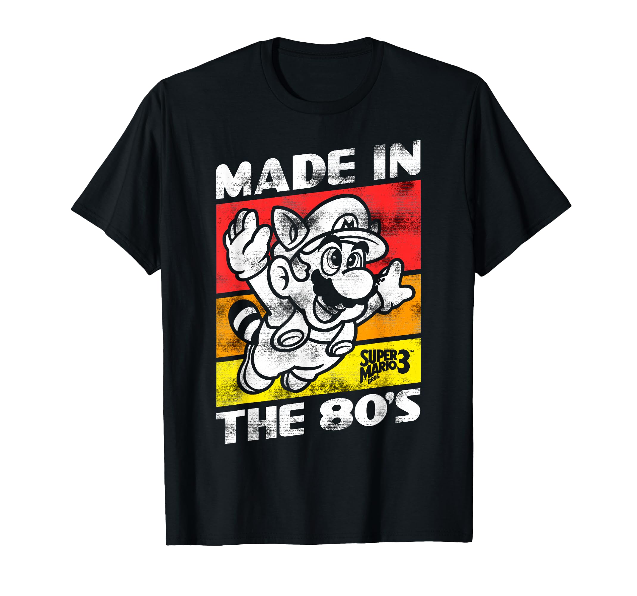 Nintendo Super Mario 3 Made in The 80's Retro T-Shirt T-Shirt