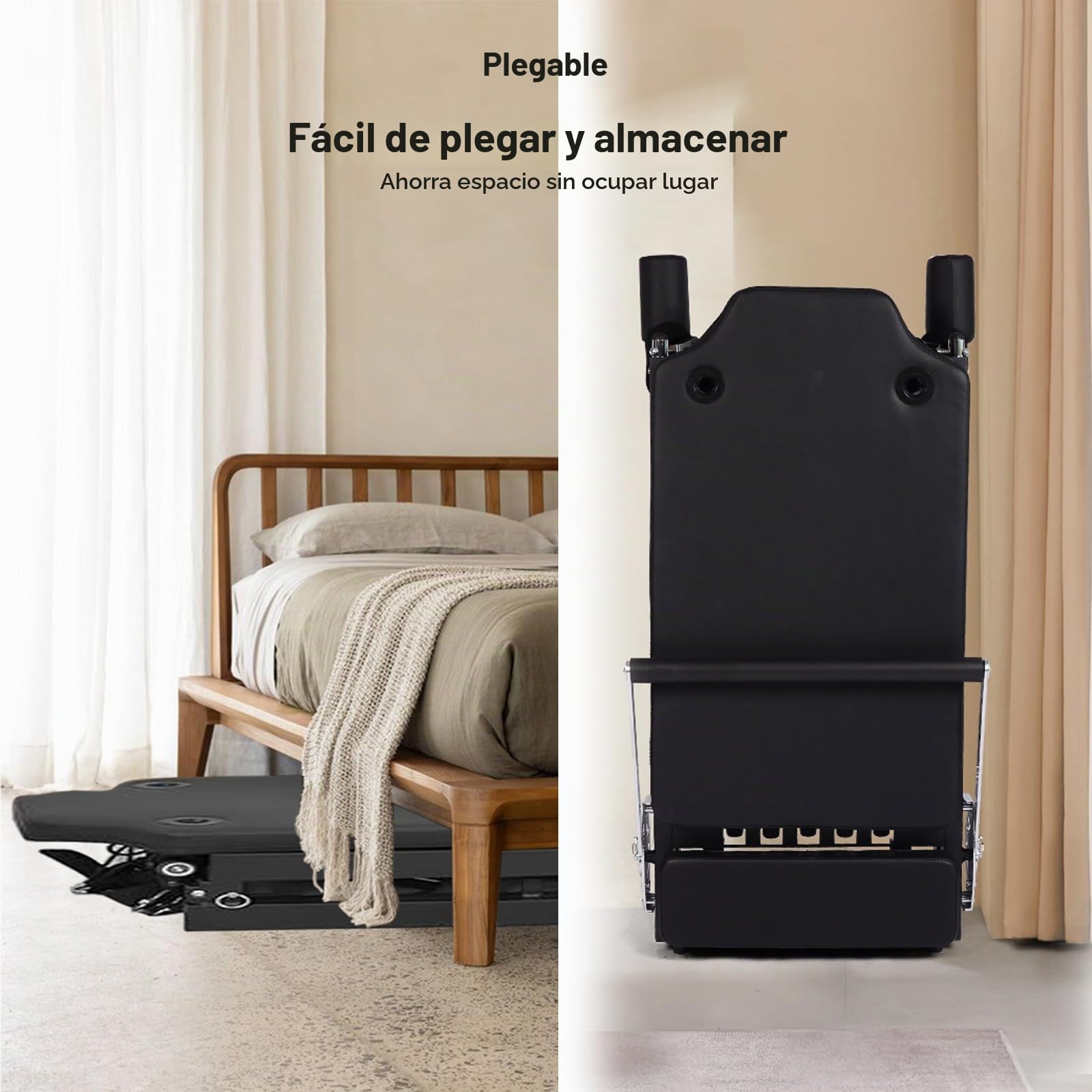 Máquina De Ejercicios Pilates, Plegable Multifuncional Máquina Reformadora De Pilates para El Hogar Y El Gimnasio