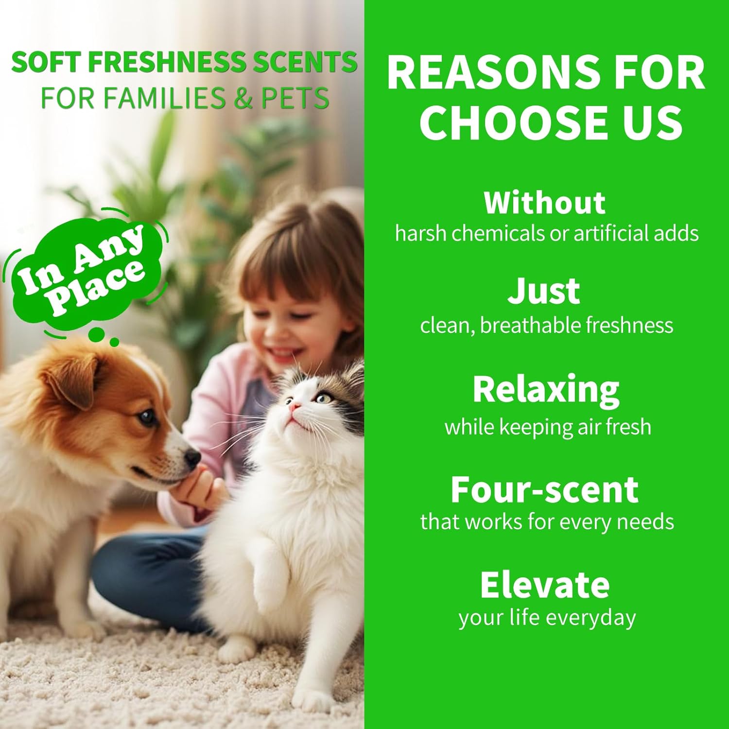 4 Pack Odor Eliminating Candles Set - Eliminates 95% of Pet, Bathroom, Food & Other Smells - Hand Poured Non-Toxic Soy Candle, Air Freshing Scent of Lavender/Orange/Mint/Cotton - Gifts Set for Women - Image 3