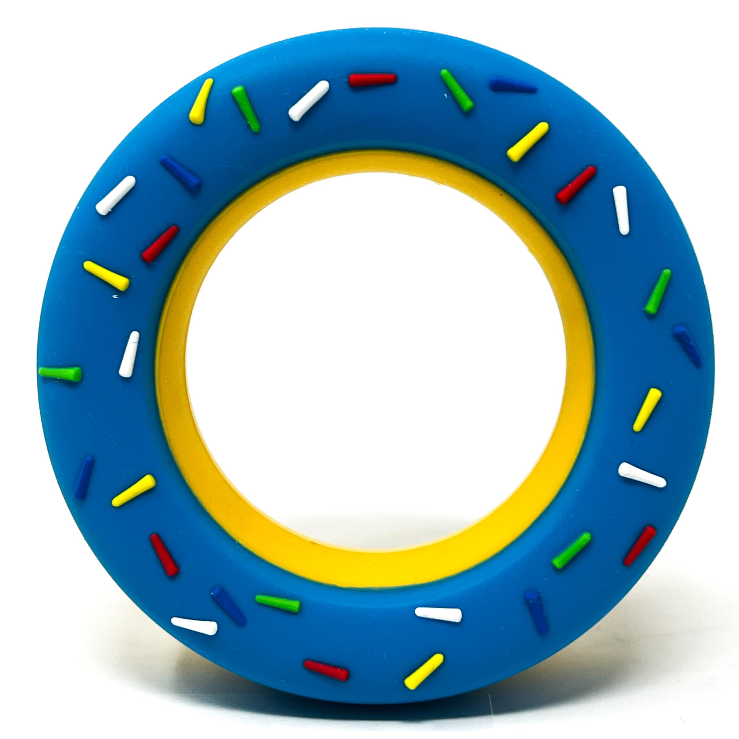 The Batting Donut™ | Blue MOONSHOT | 16oz Blue | The Original Donut-Themed Bat Weight | Scratch-Free 3D Design | Since 2022 | Build Strength, Boost Confidence | Sweeten Your Swing!®