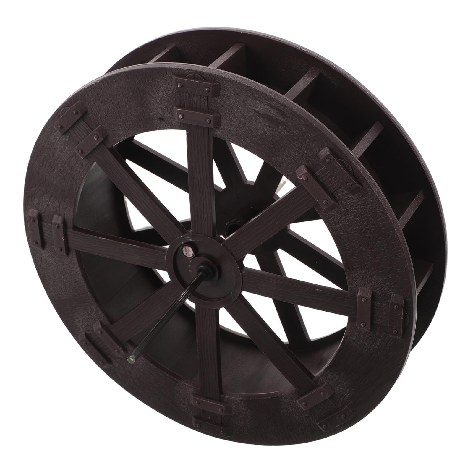 Roue à eau rotative 22 cm FRCOLOR pour fontaine de table et rocaille miniature