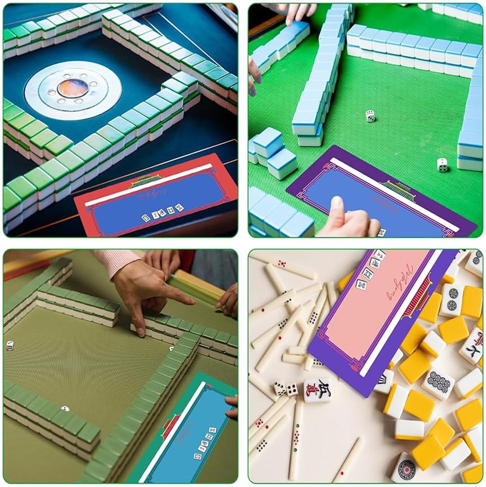 4 Pcs Portable Mahjong Card Guide and line Finder, Strategy Tool for Beginners, Ideal for Travel, Parties, competitions, Game Nights, Great Mahjong Gifts