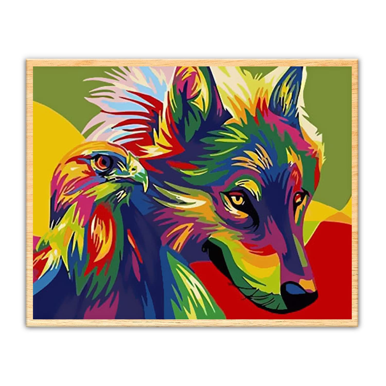 Occuwzz® Oil Painting on Canvas Paint by Number Painting on Canvas 40cm*50cm With Frame