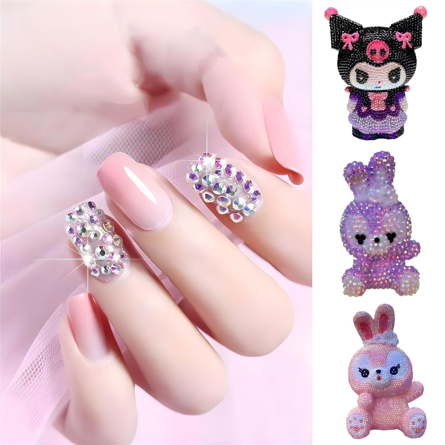 Flatback Rhinestones Round Gems for Nails Art and Crafts 4000Pcs SS6 2mm Glitter Crystals Stone DIY Bags Clothes Shoes (Dark Coffee) - Image 6