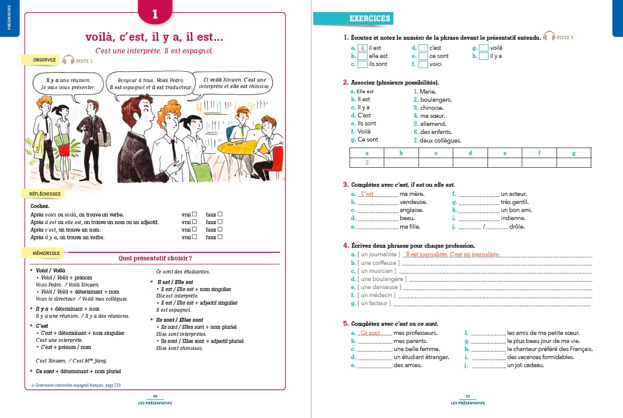 100% FLE - Grammaire essentielle du français A2 - livre + didierfle.app