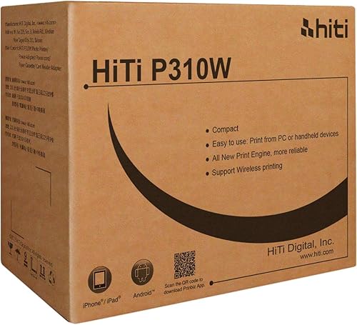 Miniatura 9 de Hiti Impresora fotográfica de pasaporte e identificación P310W con paquete de impresión fotográfica de 4x6