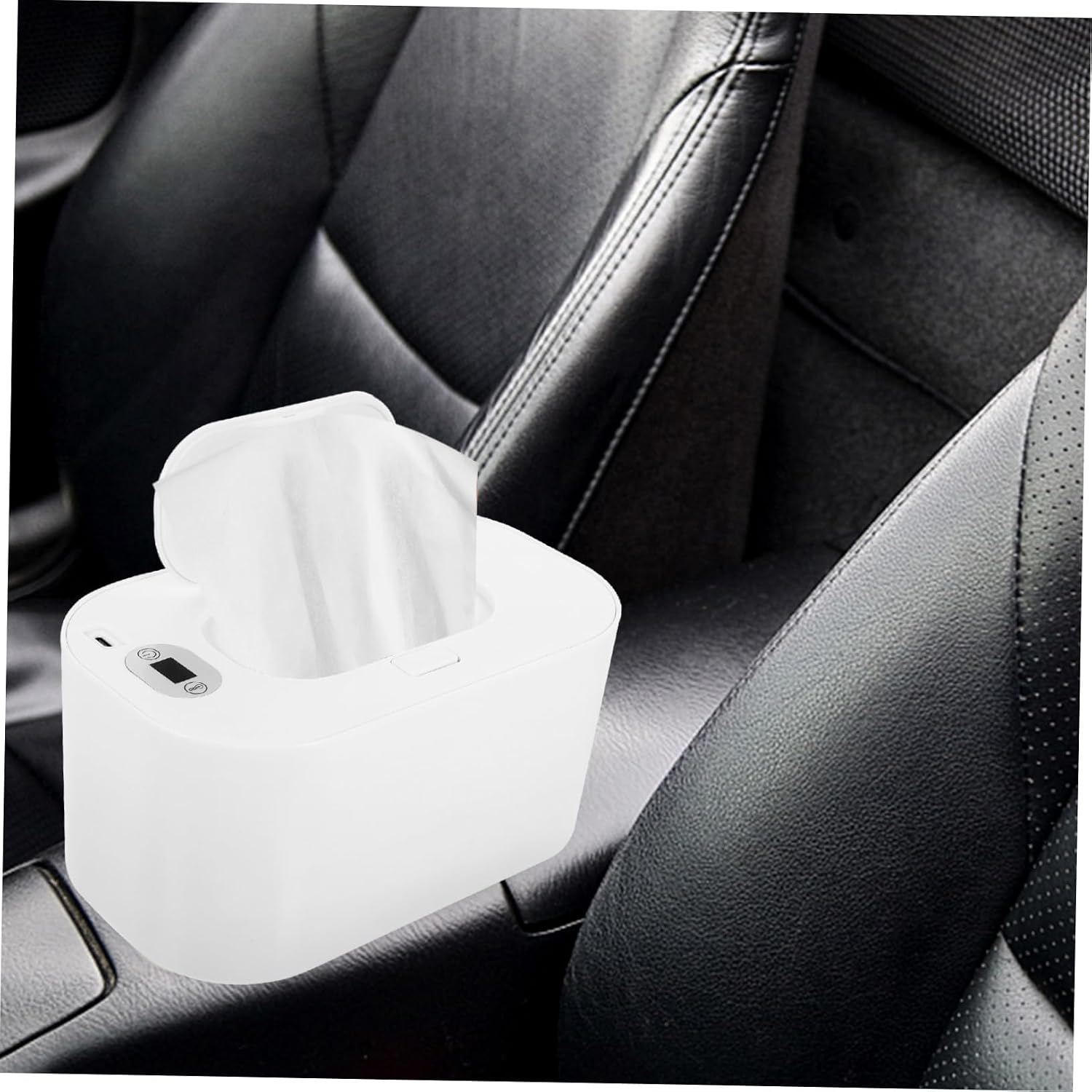 Toyvian USB Wet Tissue Heater Portable Wipe Warmer for Car Tissue Box Fast Heating Compatible Various for Travel and Use