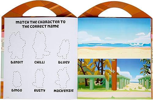 Miniatura 4 de Bluey Grab and Go 150+ - Hoja de calcomanías