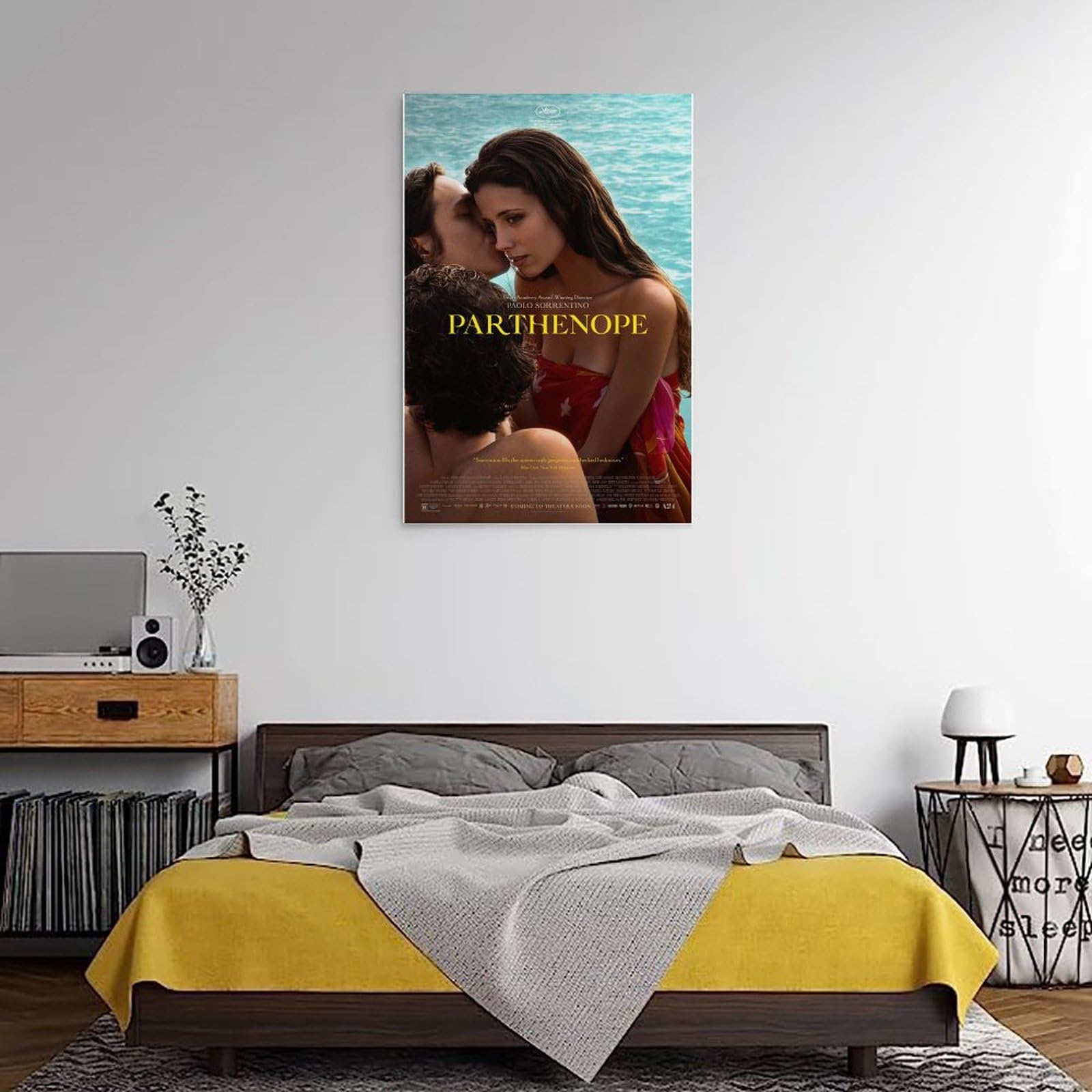 Poster Sur Toile 'PARTHENOPE' - Impression D'art Mural Esthétique Moderne - 30 X 45 Cm Sans Cadre - Décoration Pour Salon, Chambre, Bureau