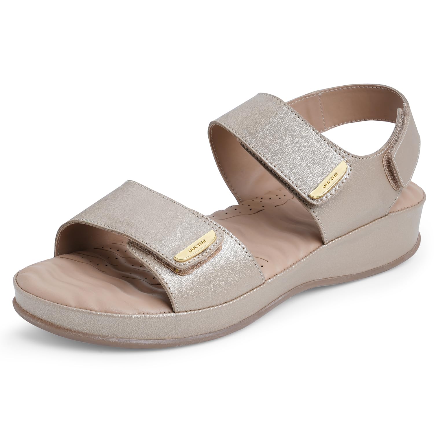 Women's Comfort Sandals with Memory Foam Cushion & TPR Outsole|Stylish & Lightweight Casual & Non-Slip Diabetic | Orthopedic Flip Flops/Slippers Adjustable Strap Ladies & Girls D-619
