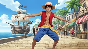 ABYSTYLE Officially Licensed One Piece Monkey D Luffy Straw Hat Performance Animation Pirate Hat Anime Cosplay Accessories Merch Gift
