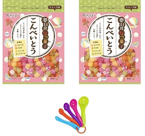 Japanese Candy Konpeito 2.9 oz x 2 unidades, incluye cuchara de medición
