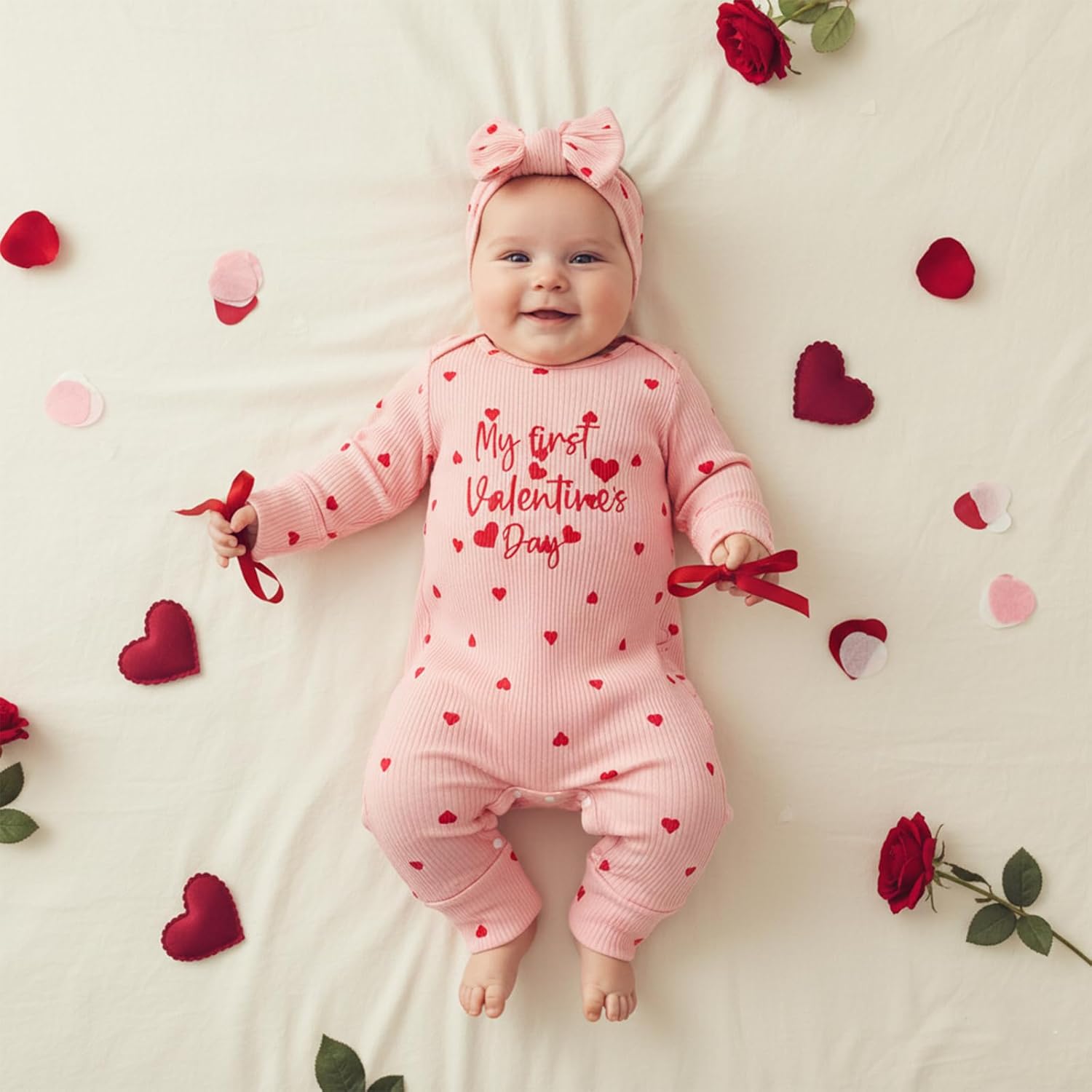 My First Easter Baby Girl Outfit Carrot Onesie Easter Romper Jumpsuit Infant Newborn Girl Outfits Clothes - Image 2