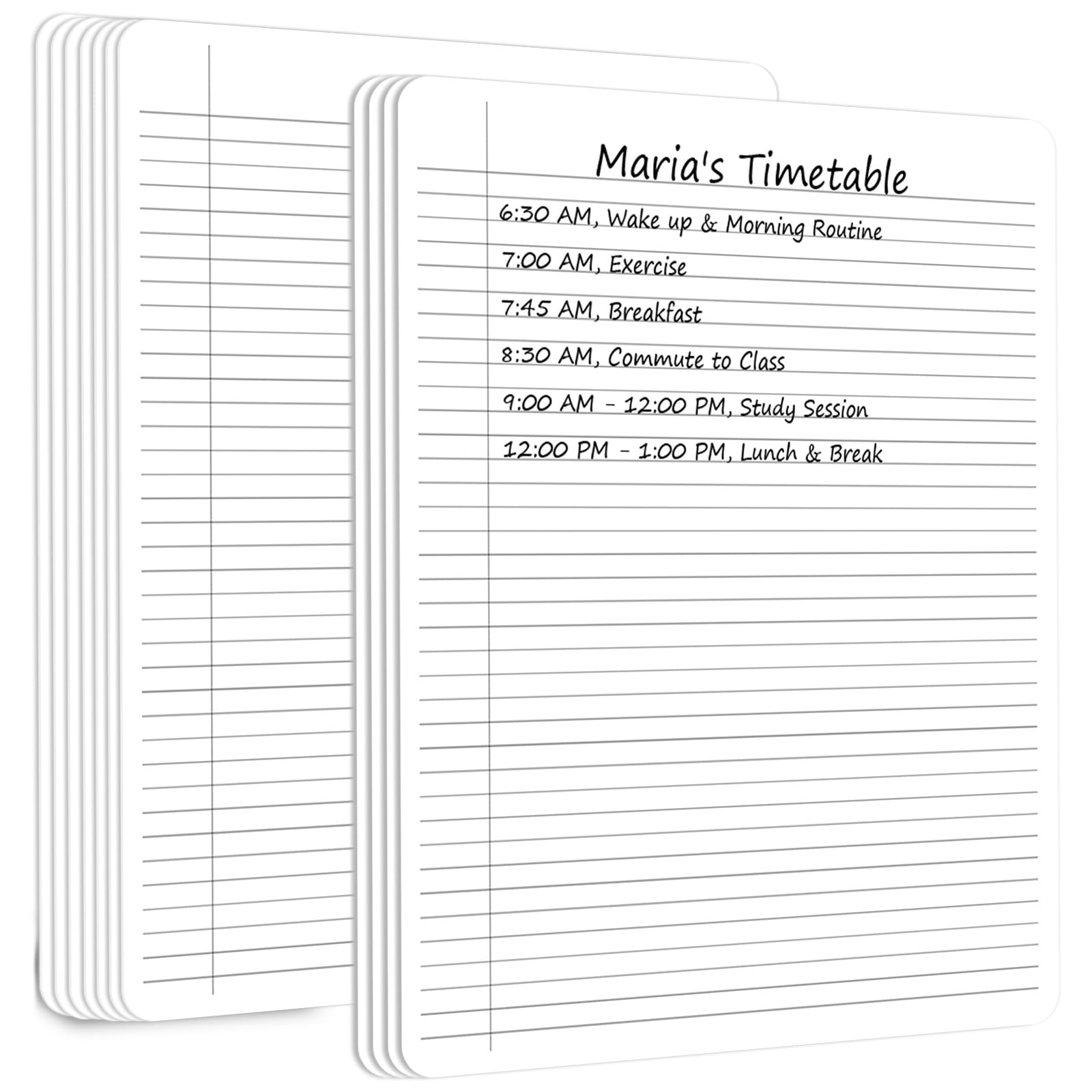Carnet effaçable à sec pour enseignant et classe primaire - 8