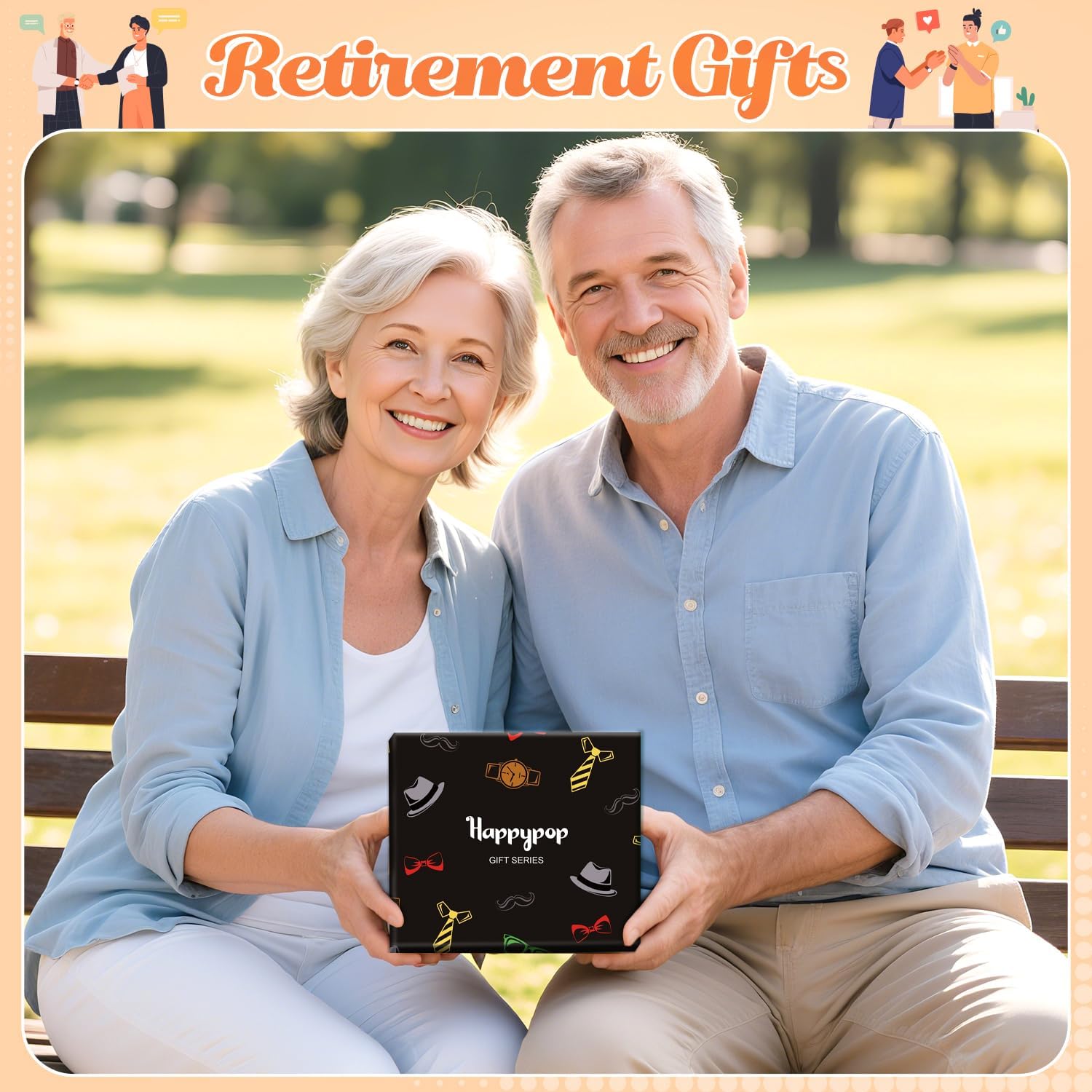 HAPPYPOP Boss Gifts Ideas Socks - Boss Socks for Men Women, Retirement Coworker Friend Gifts - Image 2