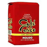 Vista 6 de Café Rico Ground Regular Puerto Rican Coffee, bolsa de 8 onzas (paquete de 1)