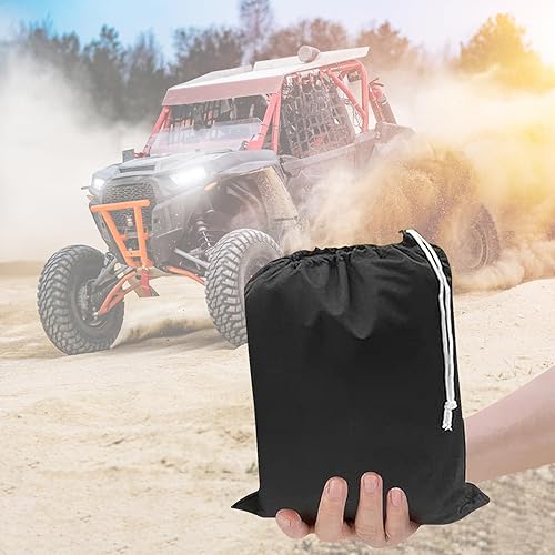 Miniatura 7 de COVERVIN Cubierta UTV XL, resistente 210D Oxford para exteriores, cubierta impermeable Polaris RZR, accesorios laterales a laterales, cubierta de