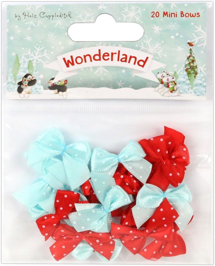 Wonderland Collection By Helz Cuppleditch - Card Craft Decorative Mini Bows