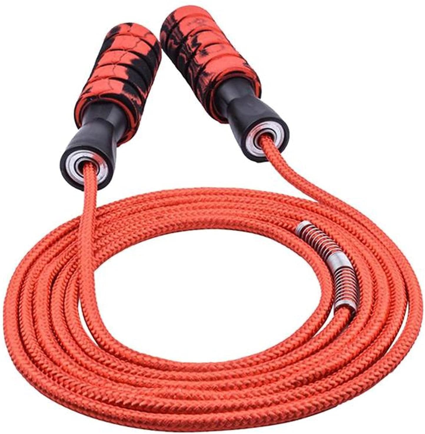 Cuerda de salto con rotación veloz de 8 metros para fitness rojo