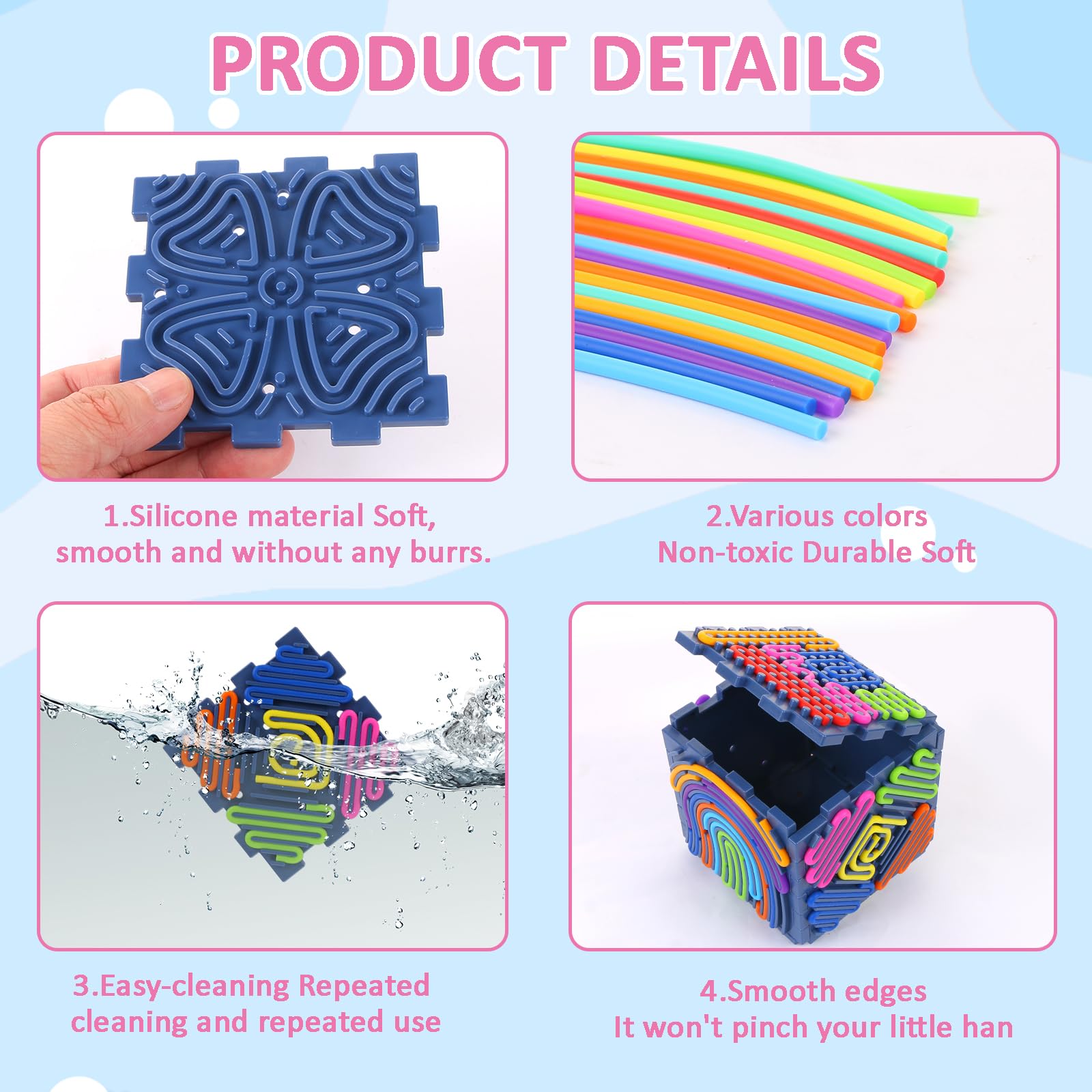 LALASTYLE Sensory Activity Board - Image 3