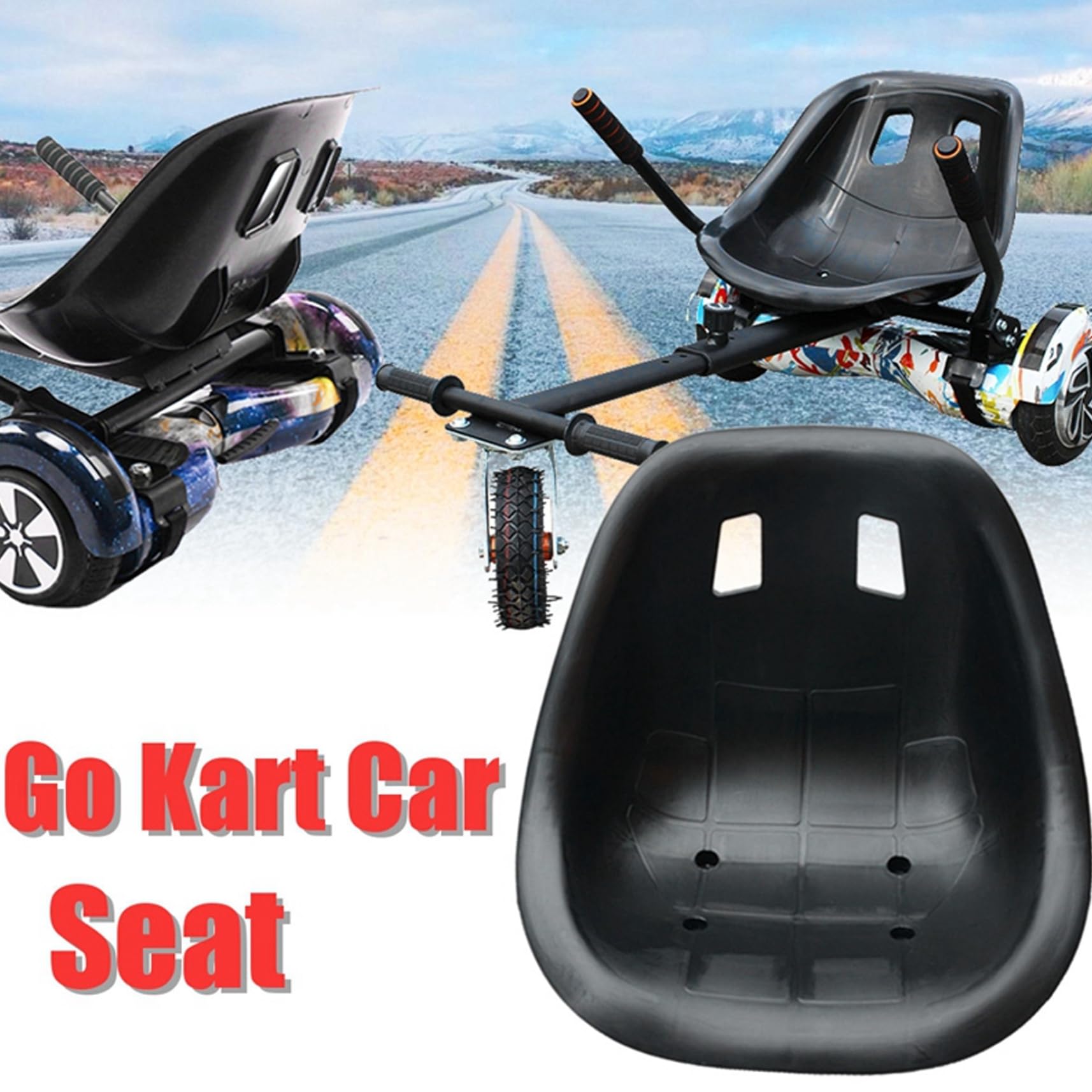 Sedile Go Kart per bambini di 10-13 anni Seggiolino auto da corsa Kart Man Sprint Track Saddle Drift per veicolo da corsa in equilibrio