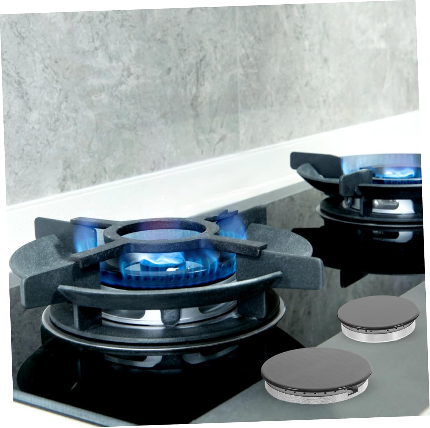 1Set Gas Burner Head Replacement Durable Stove Accessories for Household Cooking Fit for Various Gas Burners Easy to Clean Kitchen Tool of Stove Head Parts