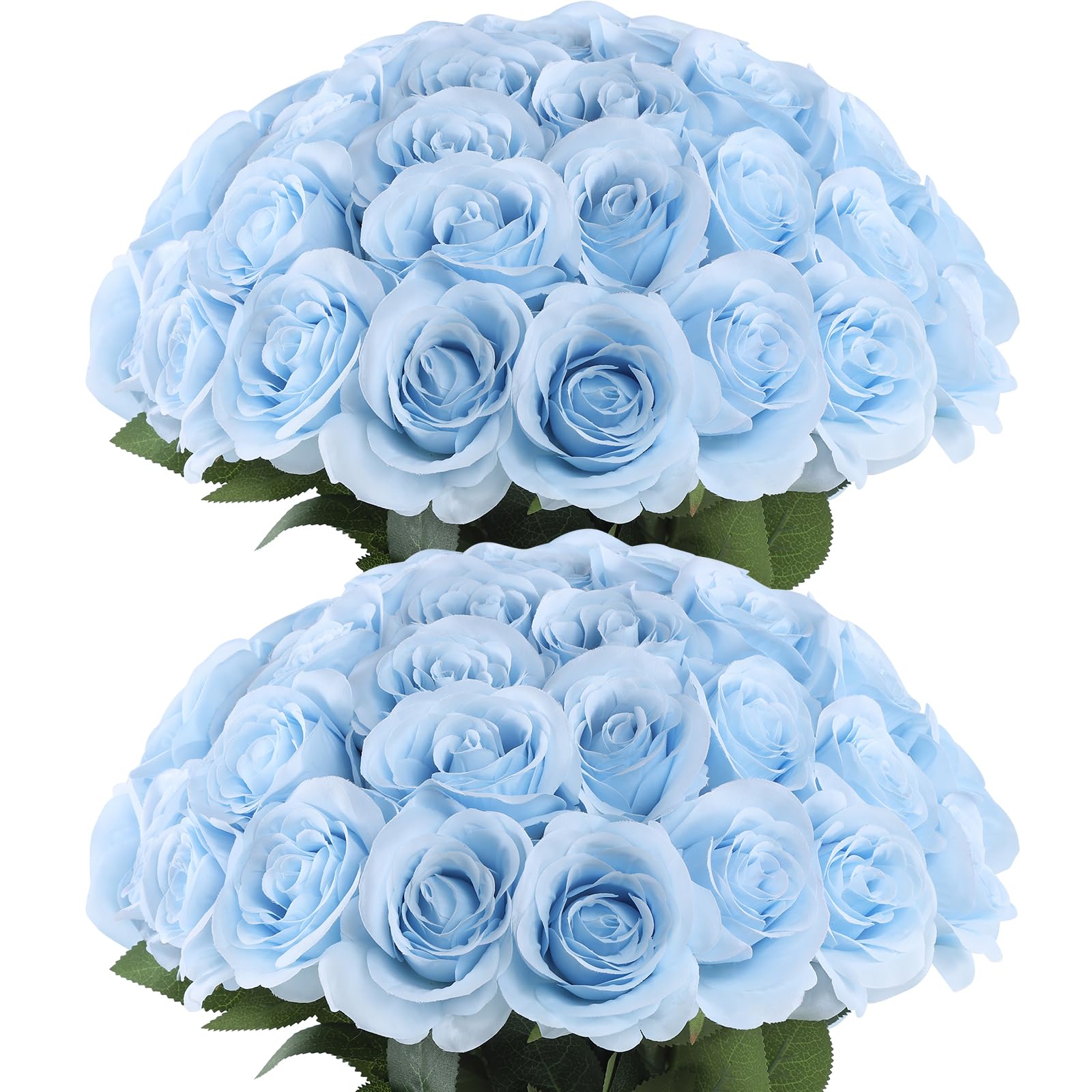 DuHouse 50 rose artificiali, blu