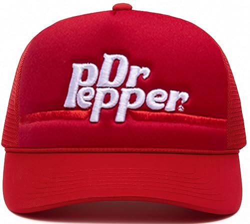 Soda Trucker Hats – Novelty Baseball Cap–Adjustable Snapback –Branded Drink