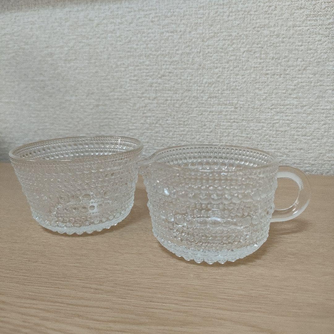 ヌータヤルヴィ カステヘルミ クリーマー シュガーボウル ビンテージ