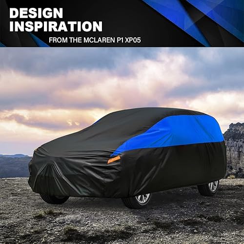 Miniatura 6 de Funda para automóvil Mazda CX5 CX-5, impermeable, para todo tipo de clima, ligera, cubierta completa para automóvil, para exteriores, sol, UV,