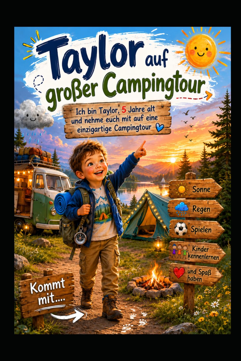 Taylor auf großer Campingtour: Ich bin Taylor, 5 Jahre und nehme dich mit zu einem unvergesslichen Abenteuer