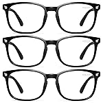 Gaoye Stylish Blue Light Glasses for Woman - Computer Glasses for Blue Light Blocking - Lightweight Frames - 3 pack