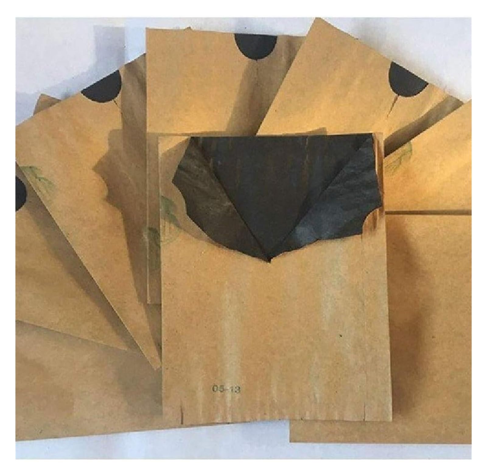 Bolsas Protectoras contra Insectos para Uvas, Bolsas Impermeables de Doble Capa for Cultivo hortalizas, Malla antipájaros for Control plagas agrícolas, 100 Unidades(15cmx18cm)