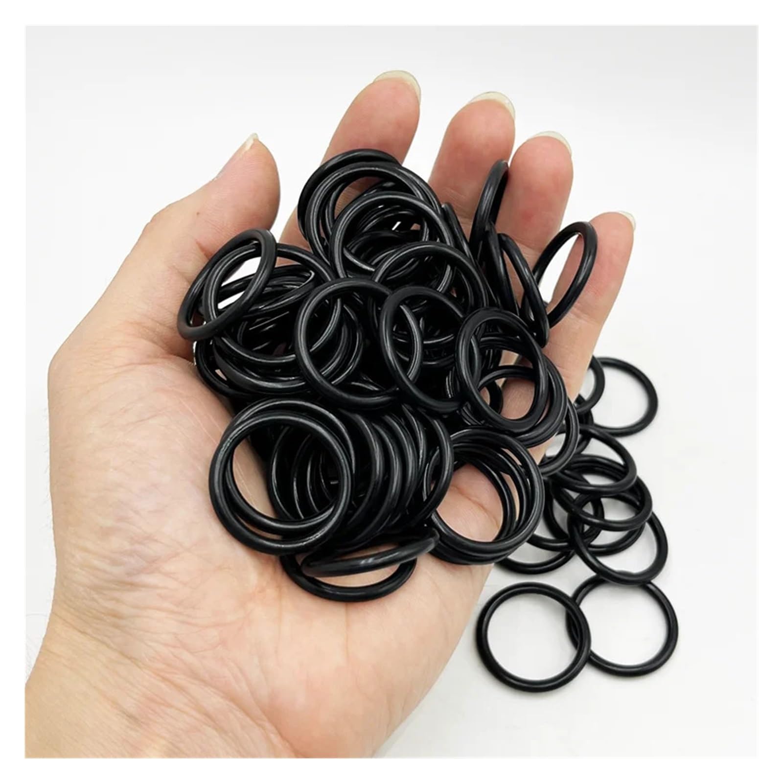 1400-100 piezas de juntas tóricas goma, juego anillos sellado nitrilo for alta presión, NBR, bandas elásticas(1160pcs mixed (1set))