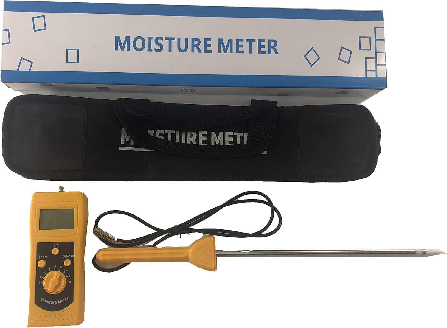 High Frequency Soil Moisture Meter DM400S Sediment Coal Moisture Gauge Hygrometer Single and