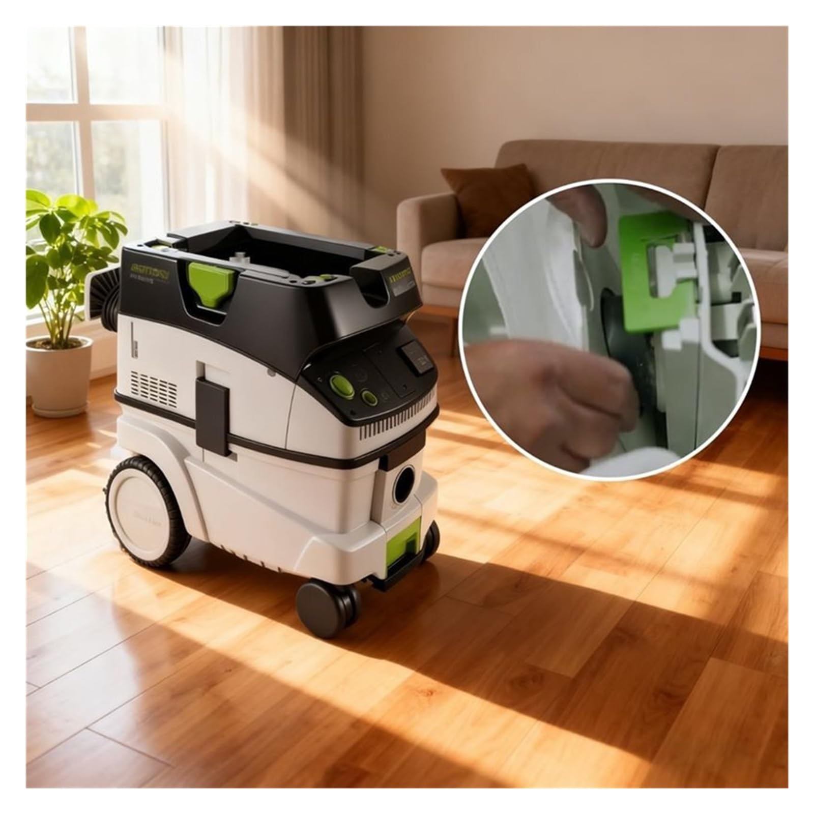 6-pak worków do odkurzacza kompatybilnych z Festool CT 36/CTM 36 E/CTL 36 E, 5-warstwowy zestaw do wymiany filtra, numer części 496, wysoka wydajność