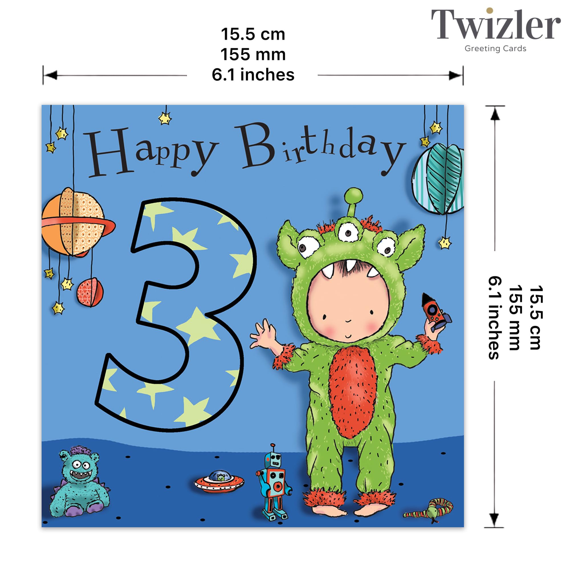 Der Grüffelo Geburtstagskarte - 4. Geburtstag Glückwunschkarte 178x128 Mm