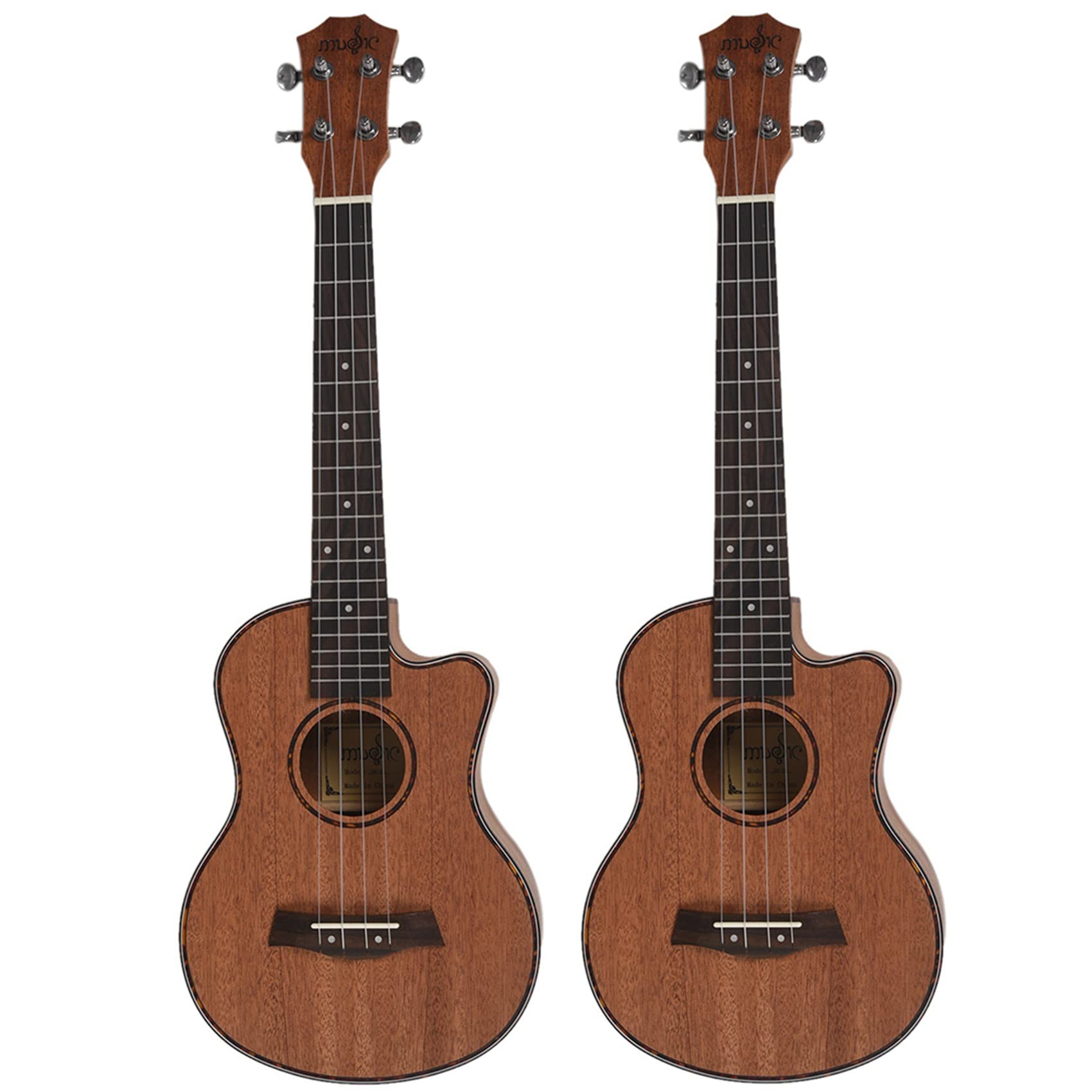 2 x Tenor Acoustic 26 ukulele 4 struny gitara, mahoń, instrument muzyczny
