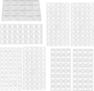 JJUNW 317 Stück Gummipuffer Selbstklebend - 9 Größen Transparent