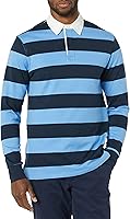 Vista 4 de Tienda Essentials Men's Organic Cotton Long Sleeve Rugby Top (Previously Tienda Aware)