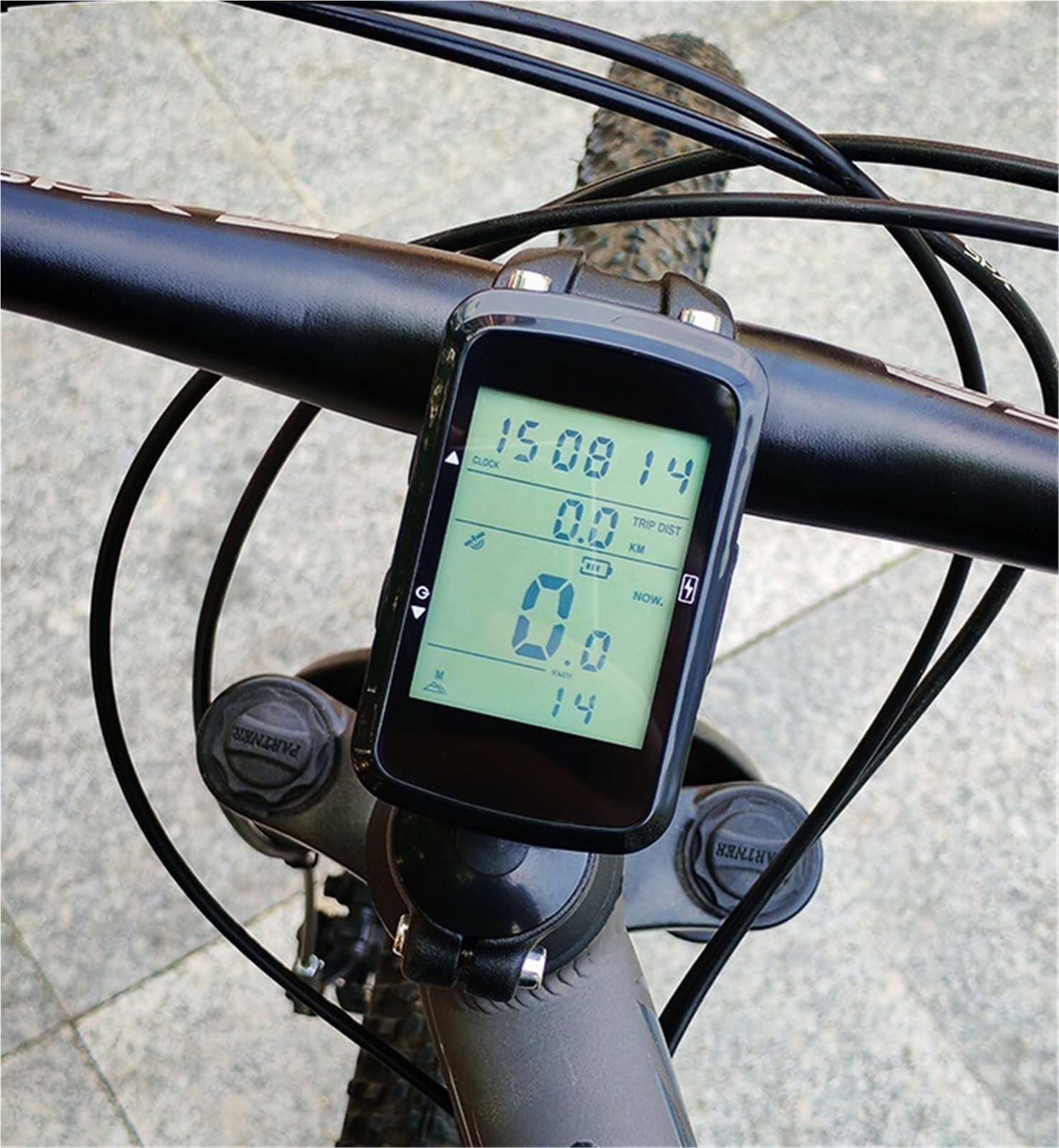 Écran LCD, Compteur Vélo GPS : Vitesse, Odomètre | Étanche, Rechargeable USB, De