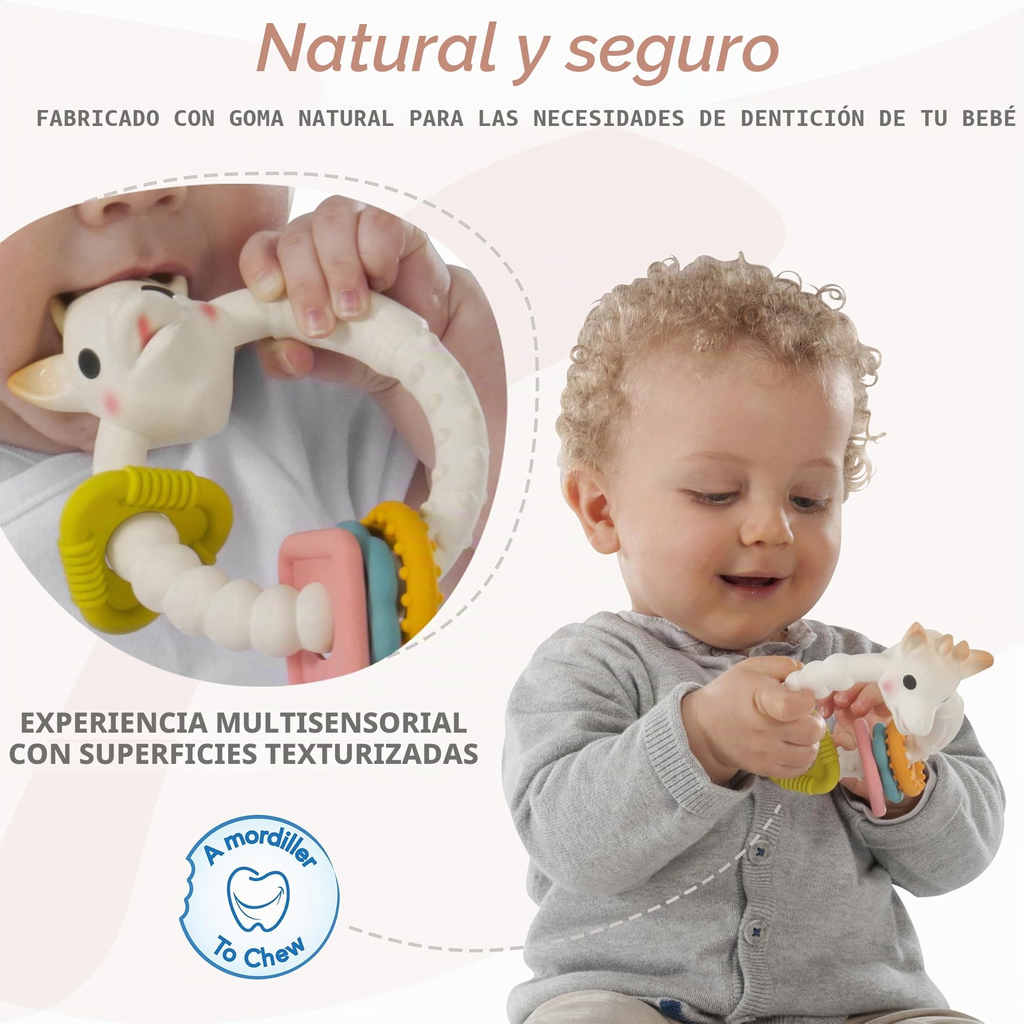 Sophie la Girafe - Mordedor - Colo'rings 4 Formas - Desde 3 Meses