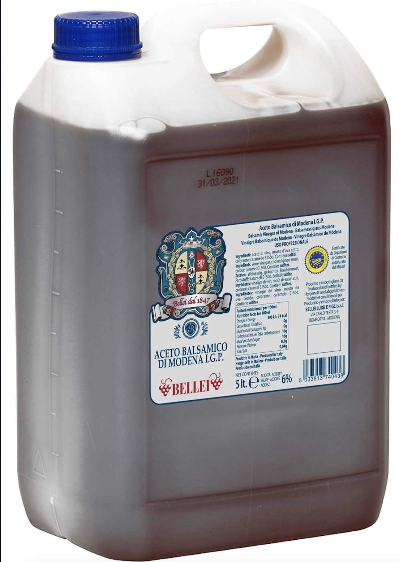 Buy BALSAMIC Vinegar of MODENA IGP, striking aroma, Smooth consistency