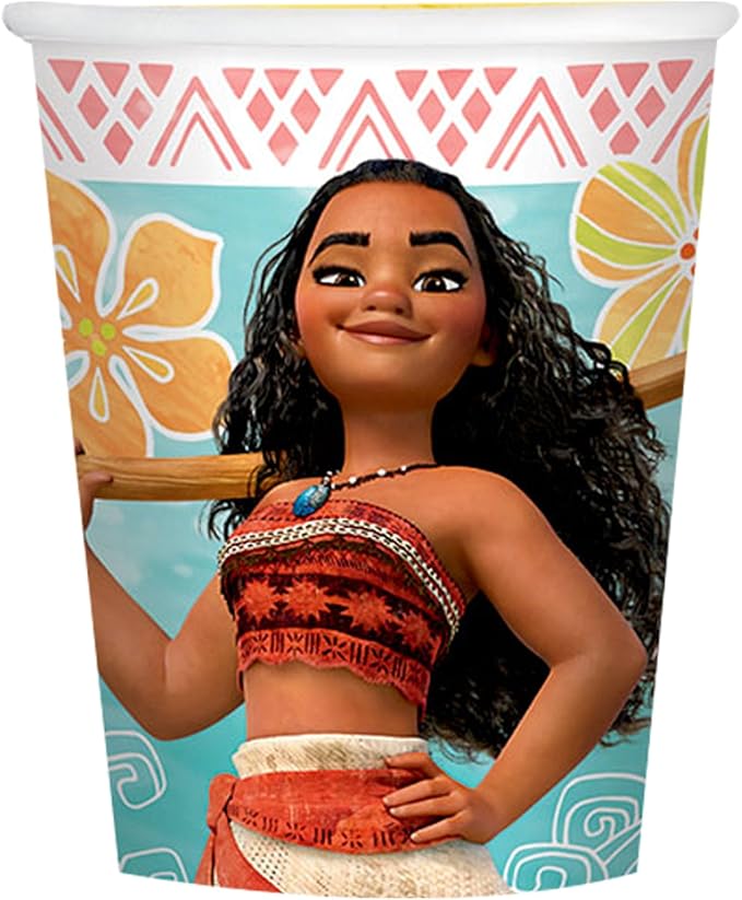 Disney Moana Party Supplies 9oz Paper Cup (24) Toys & Games